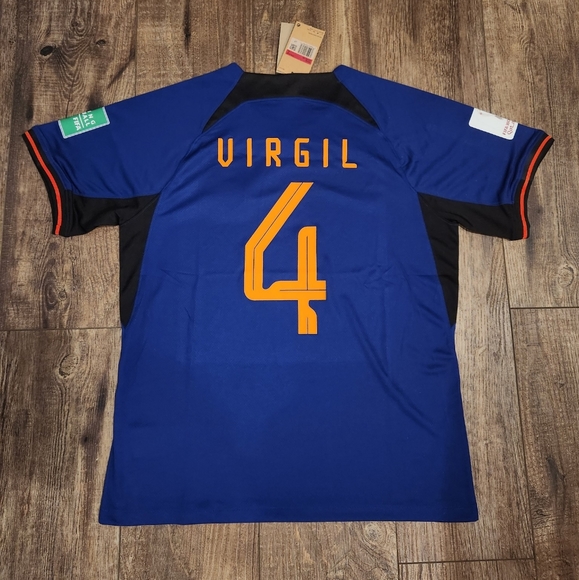 Virgil Dutch Netherlands Blue Kit 2022 Mens New - Picture 7 of 8